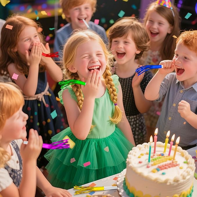 24 PC Multi Party Blowers for Adults Party Horns Birthday Blowers Noisemakers - Image 4