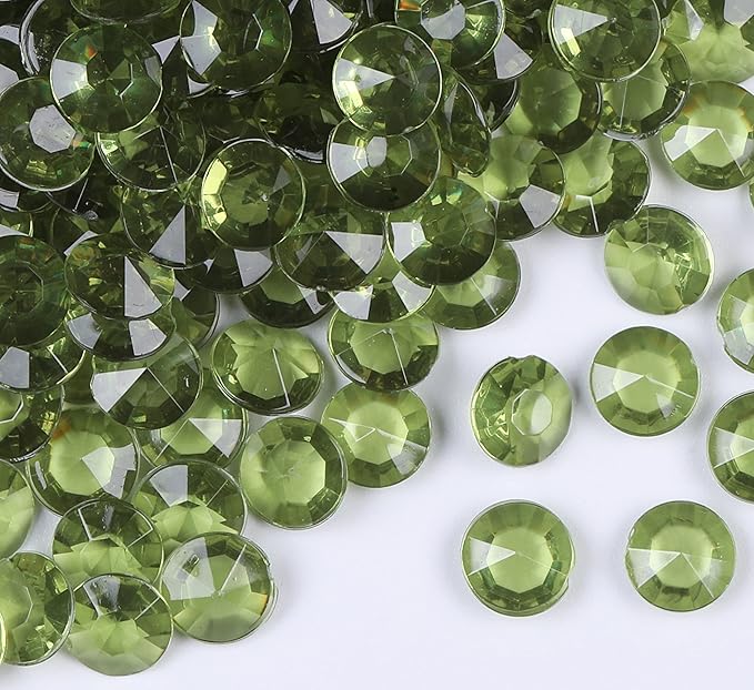 1000pcs Platic Acrylic Gems Fake Acrylic Diamonds Vase filler Beads Faux by WelcometoGintoaria