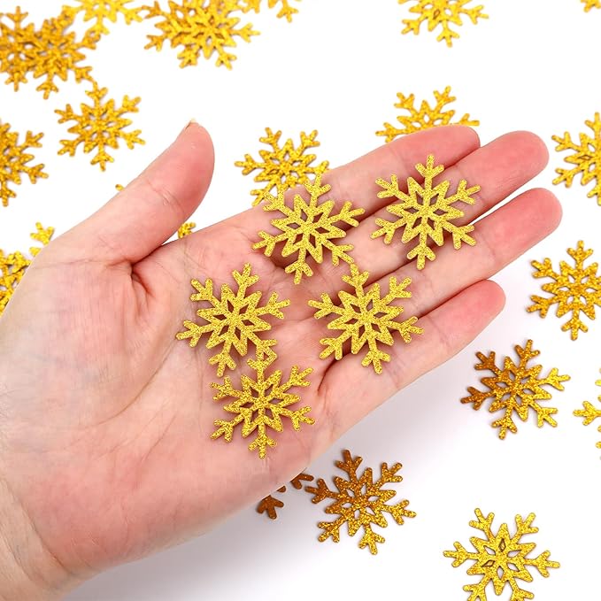 MARFOREVER Christmas Snowflake Glitter Confetti - Image 2