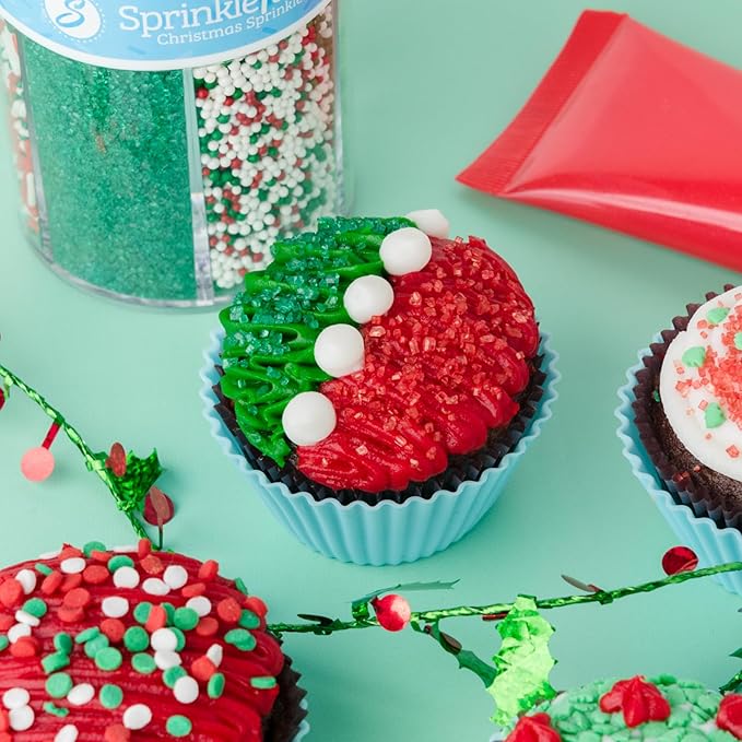 Sweets Indeed Christmas Sprinkles Mix – 6-Cell Holiday Assortment 6.45 oz | - Image 7