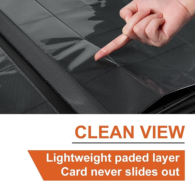 1000+ Pockets Trading Card binder, GEAoffice PU Cover Card Collection Binder - Image 3