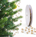 Christmas Garland, 9.8Ft Crystal Glass Beads Strands by Lumiti