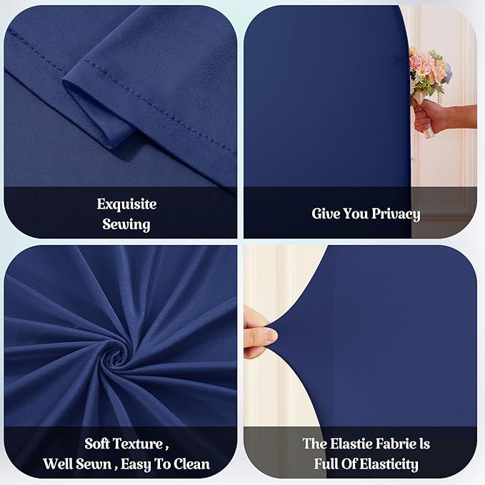 Navy Blue Arch Covers Set of 2, Birthday Party Decor - Image 5
