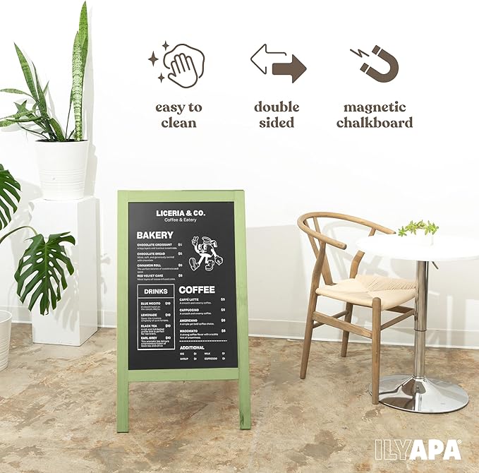 Ilyapa Wooden A-Frame Sign - Image 3