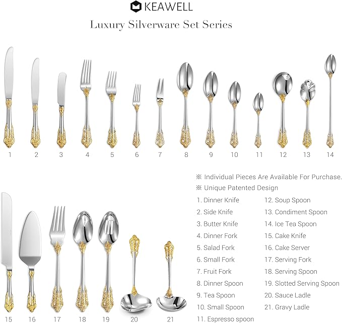 KEAWELL Luxury 6.3" Teaspoons, 18/10 Stainless Steel, Gorgeous Small Spoons - Image 6