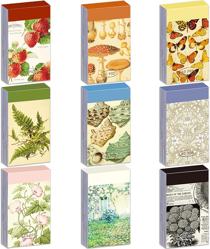 9 Sets 450 Sheets Washi Stickers by emmoolife