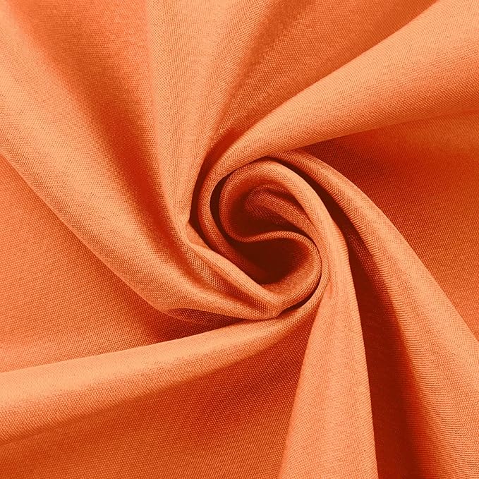 Efavormart 54x54 Orange Wholesale Linens Seamless Polyester Square Linen - Image 8