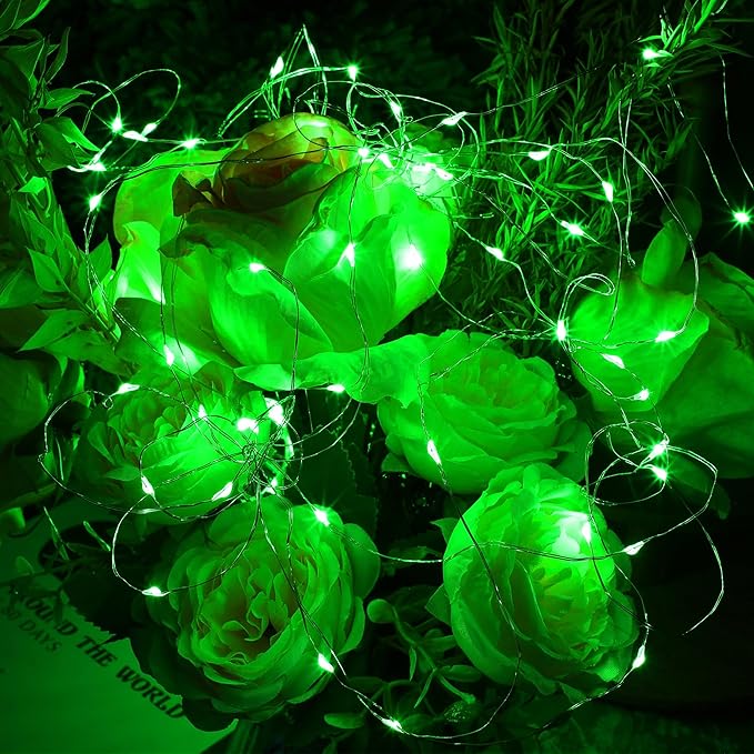 WATERGLIDE 12 Pack Fairy Lights Battery Operated, 7 ft 20 LED Mini String Lights - Image 6