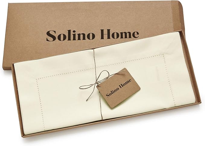 Solino Home Ivory Table Runner 144 Inches Long - Image 5