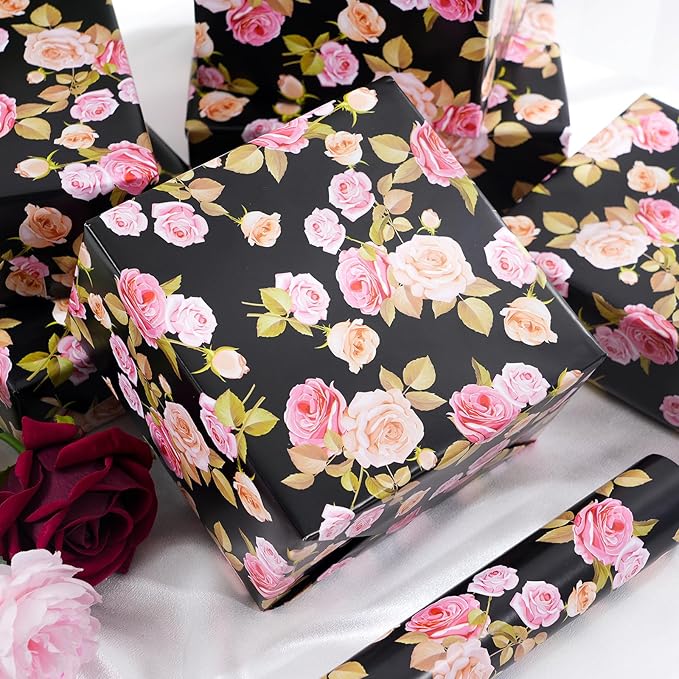 Ulmasinn Floral Wrapping Paper Roll - Image 4