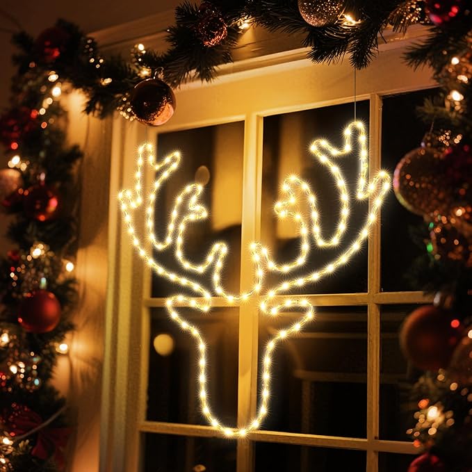 Christmas 32'' Large Reindeer Lights Decoration - Image 6