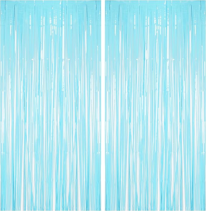 BRAVESHINE Foil Fringe Curtains Party Backdrop by BRAVESHINE