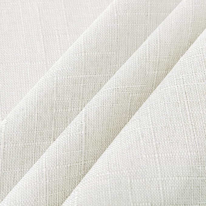 NLMUVW White Linen Tablecloth Rectangle 120 Inch, Dining Table Cloth Water - Image 3