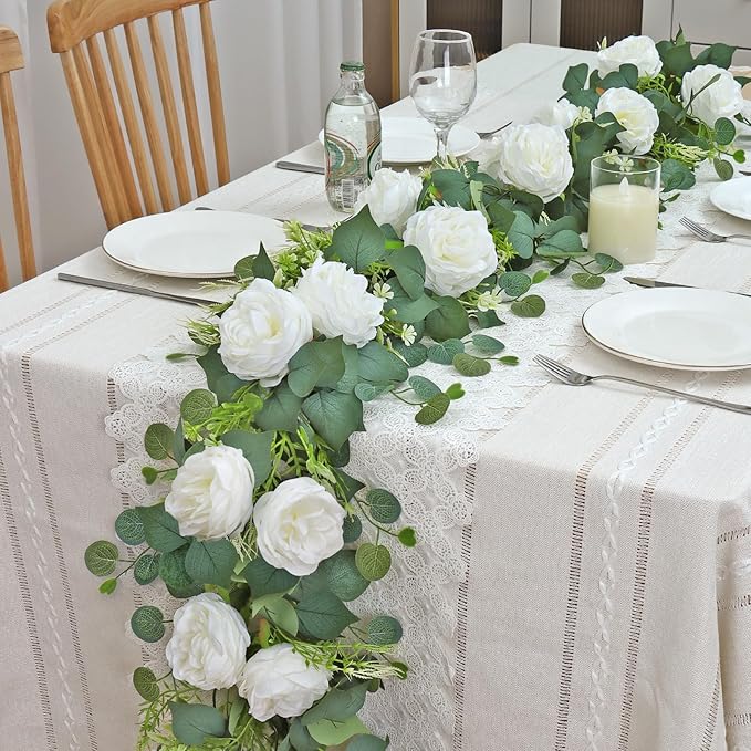 4PCS 6.23FT Artificial Eucalyptus Garland - Image 2