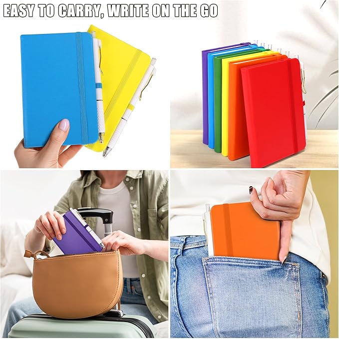 Aneco 50 Sets Pocket Notebook Journals - Image 5