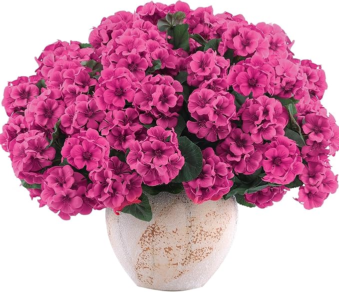 Hananona Artificial Geranium Flowers - Image 2