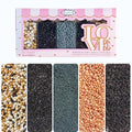 Confect Masquerade Sprinkles Mix – Champagne Gold & Black Pearl Dragees by CONFECTTHECAKEDECORATINGCO