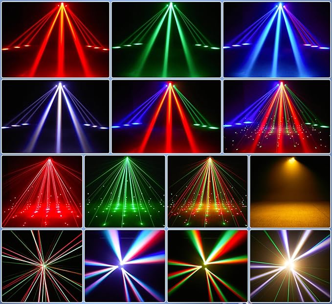 6-Pack Moving Head Stage Lights 9 X 10W LED DJ Lighting - Image 2