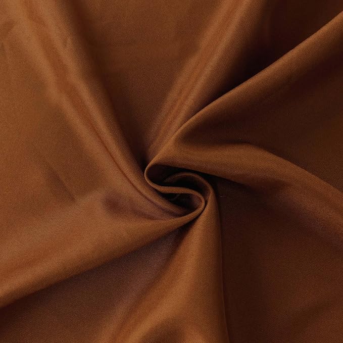 Efavormart 70" Square Linens Cinnamon Brown Wholesale Linens Polyester Square - Image 8