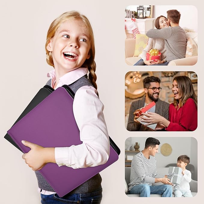 SMYV 12 Pocket Trading Card Binder, Premium PU Cover Card Binder - Image 7