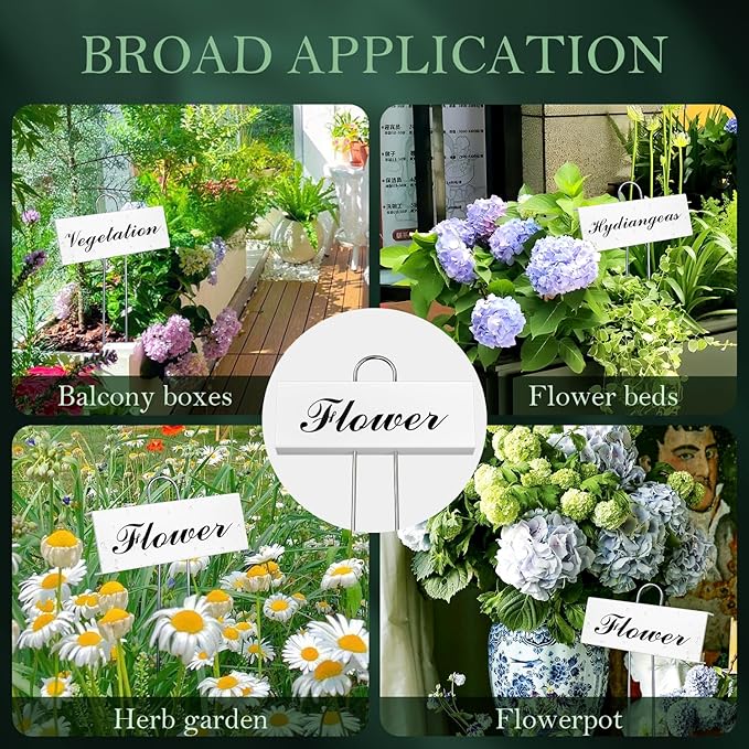 30 Pack Metal Plant Labels for Outdoor Garden Waterproof Plant Markers - Image 3