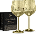 Stainless Steel Wine Glasses by Unknown