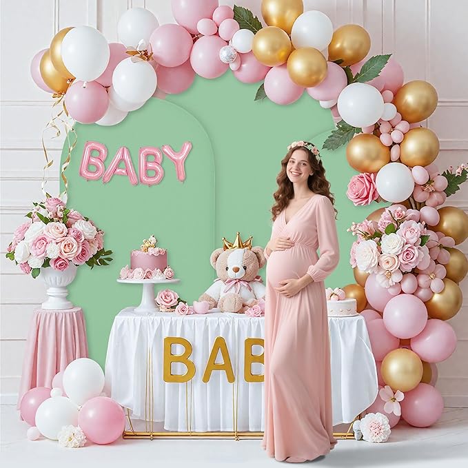 6.6FT Wedding Arch Covers Arch Backdrop Cover Arch Stand Covers Set Arch Cover - Image 3