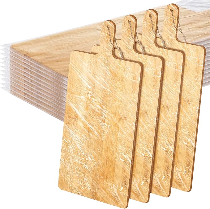 Patelai 12 Packs Wooden Cutting Board Set by Patelai
