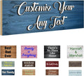 Custom Sign Personalized Wooden Signs by Qingxily