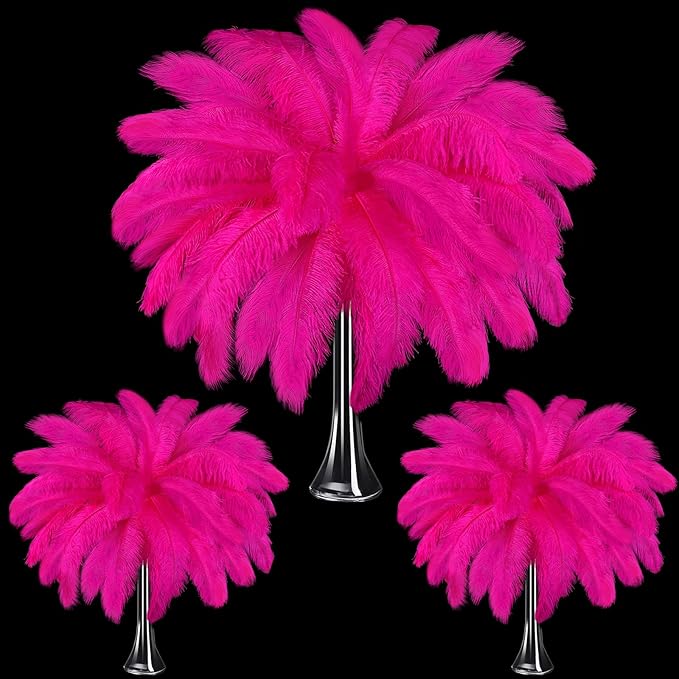 Maitys 90 Pcs Large Natural Ostrich Feathers Bulk 14-16 Inch 12-14 Inch 10-12 by Maitys