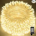 LAMPHOME 33ft Christmas Decorative Mini Lights, 100 LED Transparent Wire Fairy by ULL
