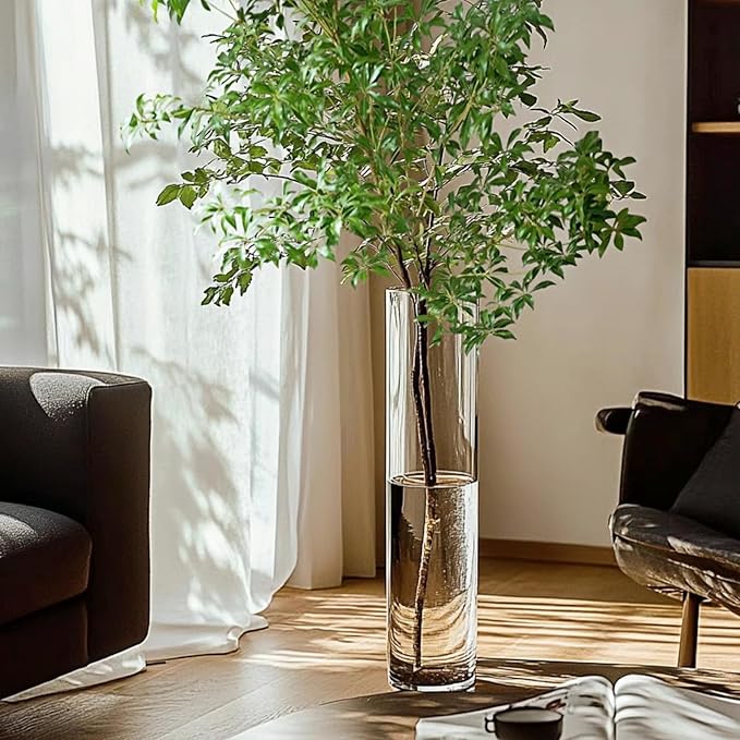 Extra Large Acrylic Cylinder Clear Vase - Image 11