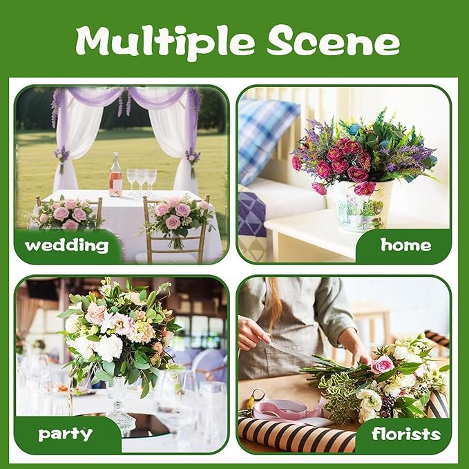24PCS Round Floral Foam Blocks Holder Set Mini Flower Foam - Image 7