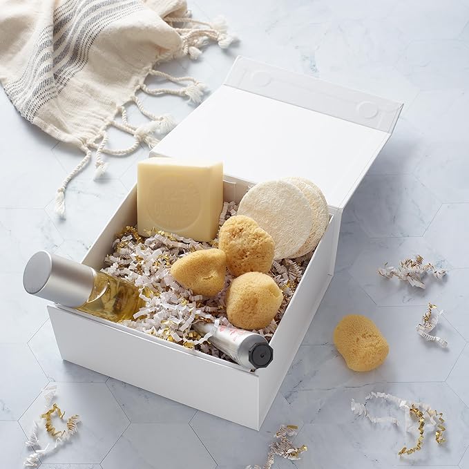 CECOBOX - Gift Boxes with Lids for Presents 6"x6"x2.75" - Matte, Collapsible - Image 5