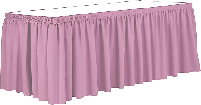 Ultimate Textile Pleat Polyester Fabric Table Skirt by UltimateTextile