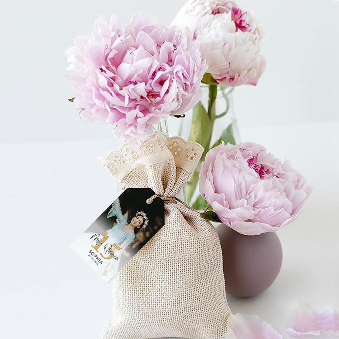 Andaz Press 40-Pack Personalized Quinceañera Favor Tags - Image 4