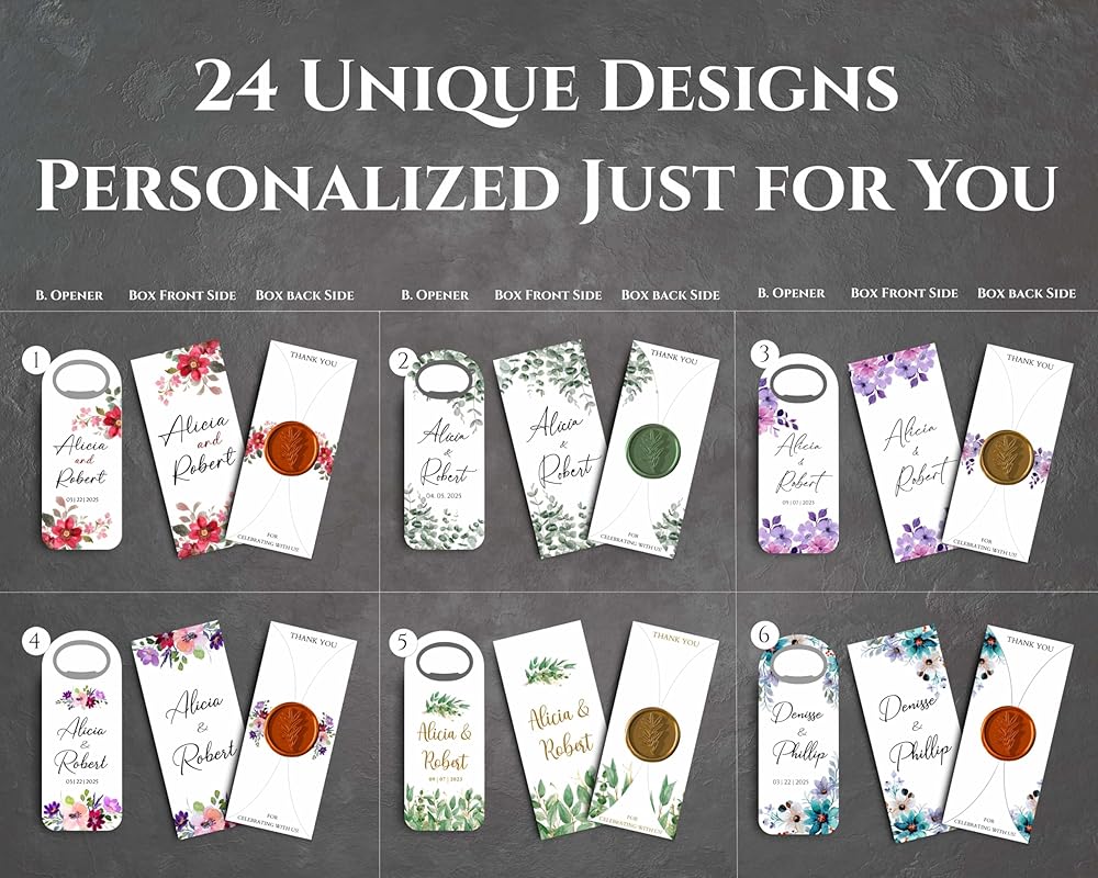 Wedding Bottle Opener Favors for Guests in Bulk, Hearts Shape Bottle Opener - Image 2