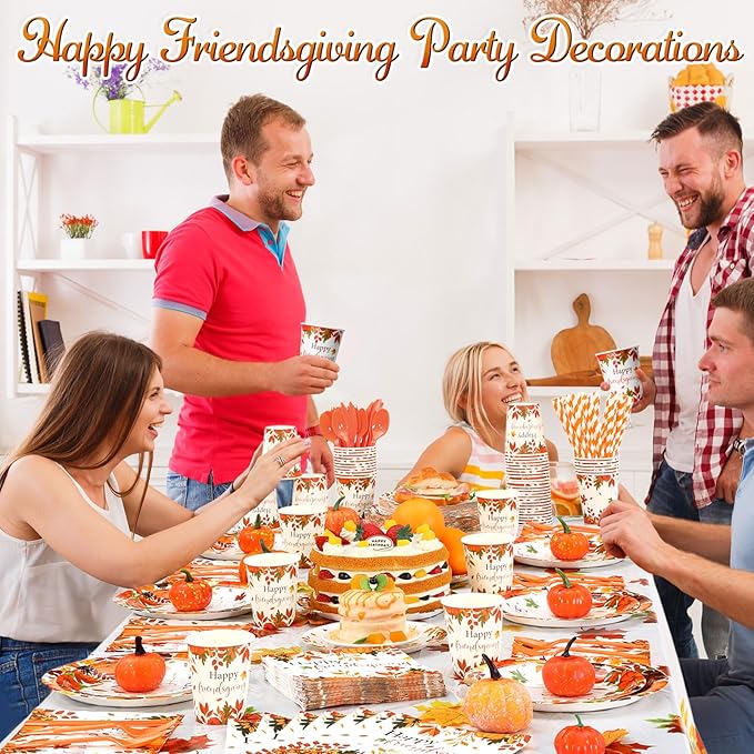 452 Pcs Happy Friendsgiving Party Decorations - Image 4