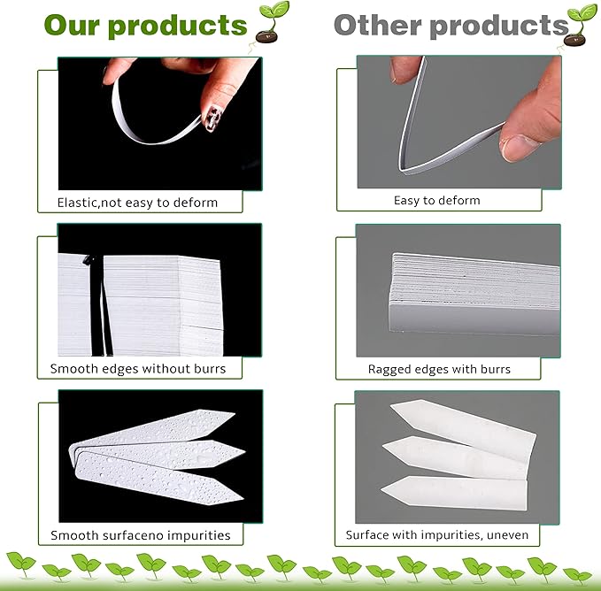 Plant Labels 300Pcs 4 Inch Plastic Plant Name Tags - Image 8