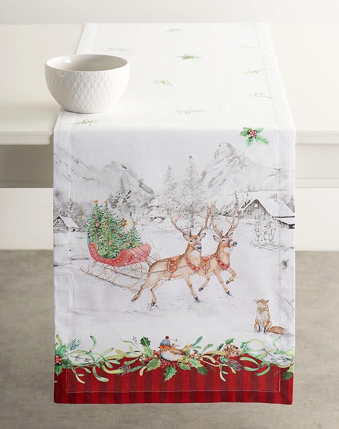Maison d' Hermine Table Runner 100% Cotton Single Layer Table Runners 72 inches - Image 9
