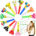 12 Pcs Party Blower Colorful Blowouts Noisemakers Birthday Blowouts Whistles by Twavang