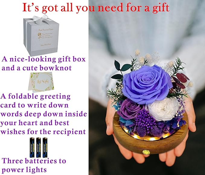 Valley of Rain & Forest Long-Lasting Real Flowers, Unique Floral Gift - Image 4