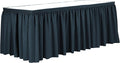 Ultimate Textile Pleat Polyester Fabric Table Skirt by UltimateTextile