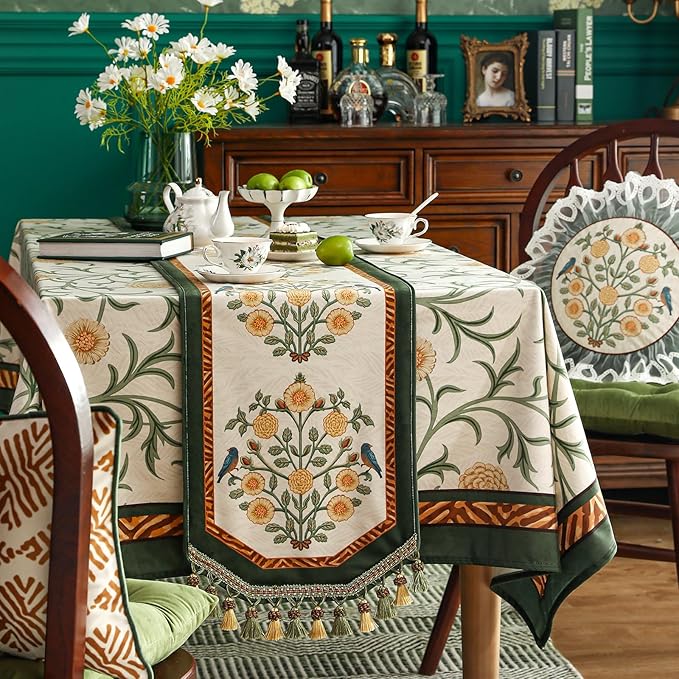 patdrea Velvet French Table Runner Farmhouse - Image 8