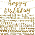 TaoBary 167 Pcs DIY Banner Kit Happy Birthday Glitter Banner Customizable by TaoBary
