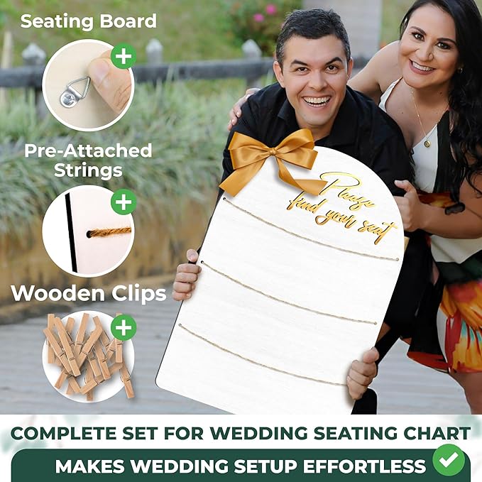 Wedding Seating Chart Board Display - Image 5