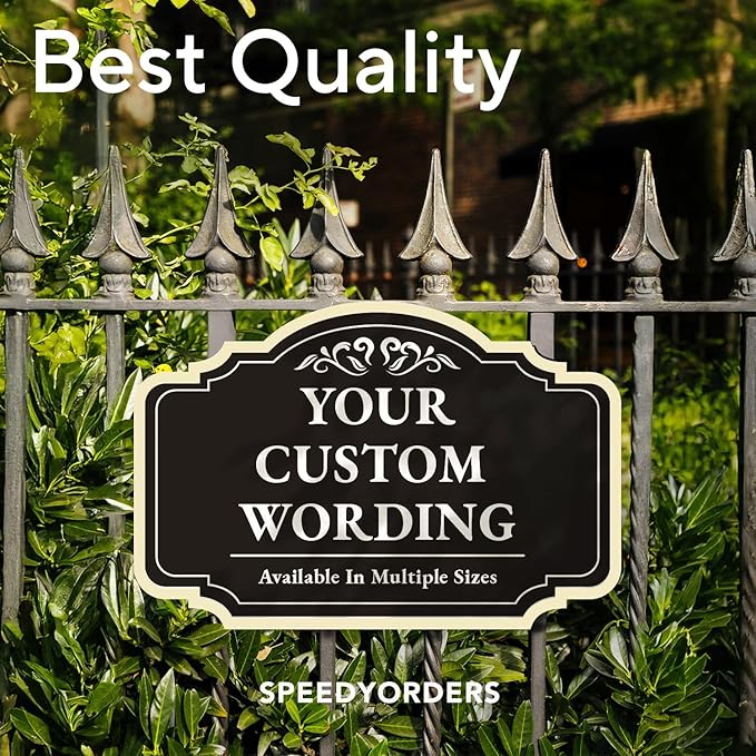 Custom Metal Decorative Signs, Personalized Aluminum, Custom Driveway Signs - Image 7