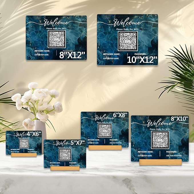 Personalized Custom Metal QR Code Sign Venmo Cashapp Scan to Pay - Image 4