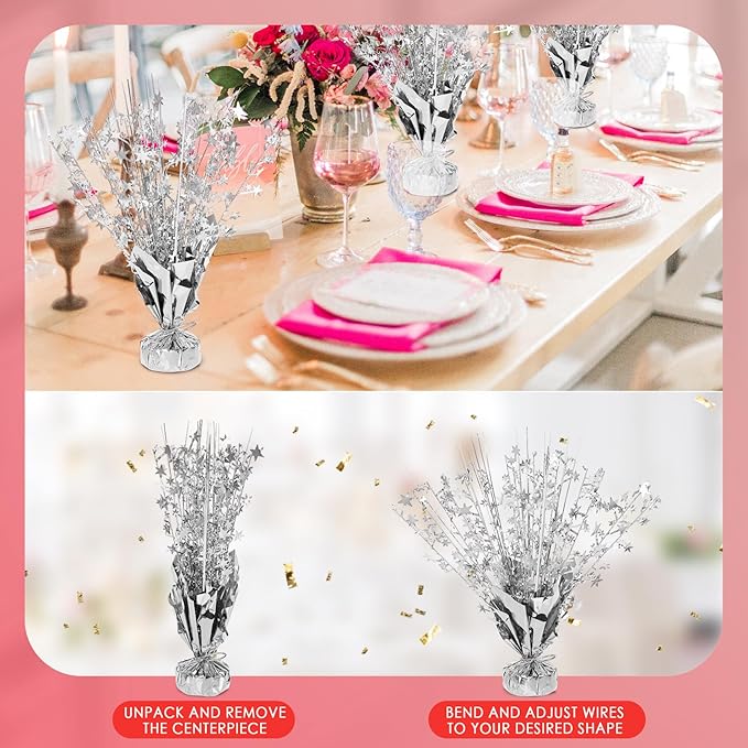 6 Pack Star Table Centerpieces for Party, Birthday Table Decorations for Kids - Image 2