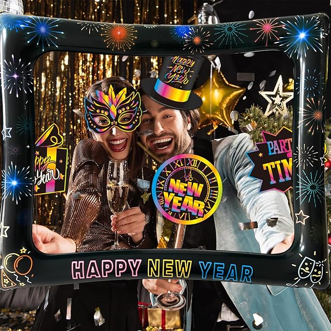 2026 New Year Photo Booth Inflatable Frame Kit - Image 4